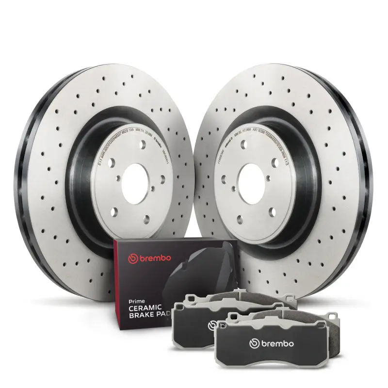 Brembo Oe Front Disc Brake Kit For 1990–1991 Honda Civic & Crx 1