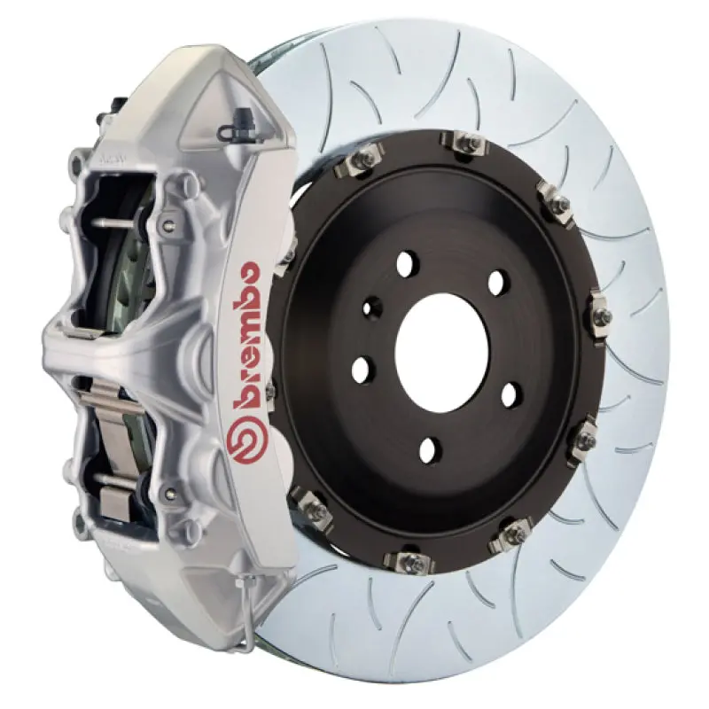 Brembo Gt Big Brake Kit – Front, 6-Piston Calipers, 405X34Mm Slotted 2-Piece Rotors – Silver – Fits 2010–2012 Range Rover 1