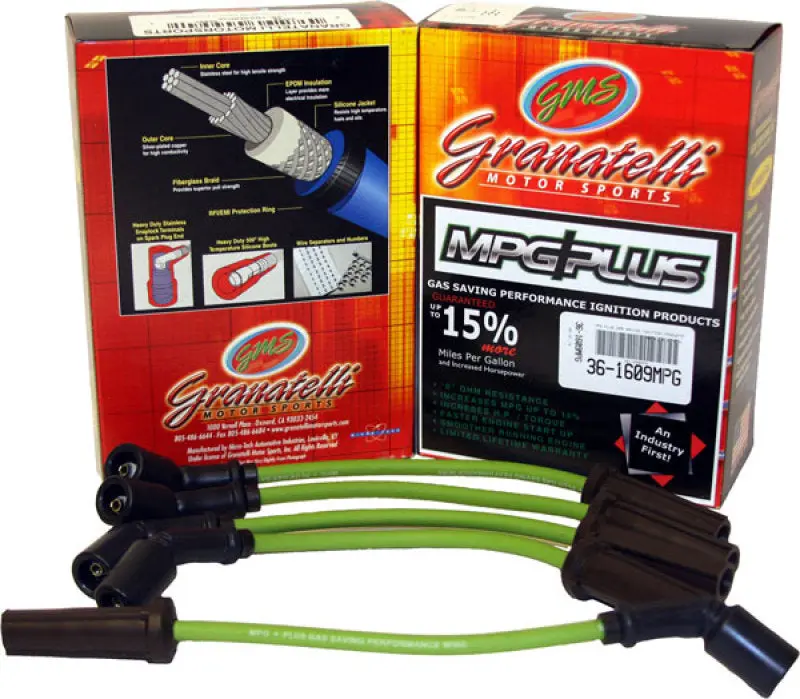 Granatelli Mpg Plus Ignition Wire Set For 1990–1995 Chevrolet Lumina Apv 3.1L V6 1