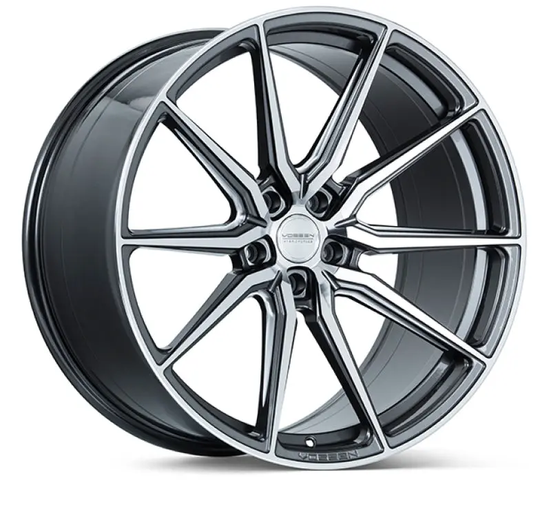 Vossen Hf-3 Gloss Graphite & Polished Wheel – 20X10.5", 5X112, Et30, 66.5Mm Center Bore 1