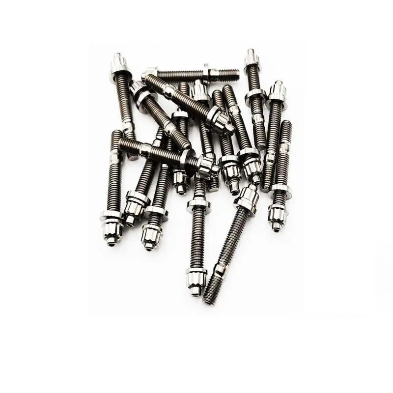 Blox Racing Xtreme Titanium Intake & Exhaust Manifold Stud Kit – 65Mm Raw Finish, 7-Piece 1