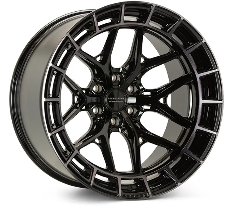 Vossen Hfx-1 Forged Alloy Wheel – 22X10 Inch, 6X135 Bolt Pattern, Et-18 Offset, 87.1Mm Center Bore, Super-Deep Tinted Gloss Black 1