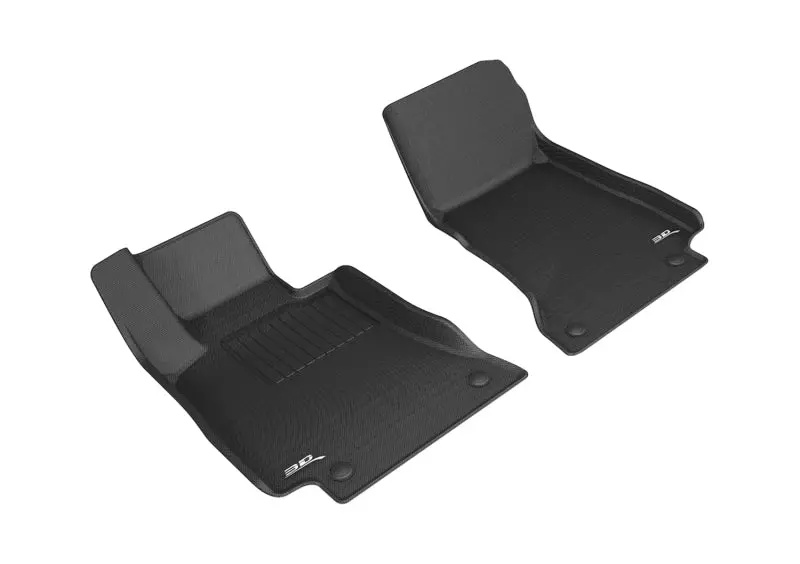 3D Maxpider Kagu First-Row Floor Mats For 2018–2020 Mercedes-Benz E-Class Coupe (C238) – Black 1