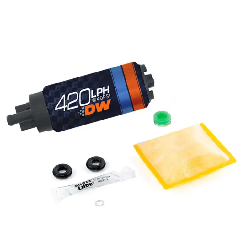 Deatschwerks Dw420 In-Tank Fuel Pump – 420 Lph With Installation Kit For 1995–1998 Mitsubishi Eclipse Turbo Awd 1