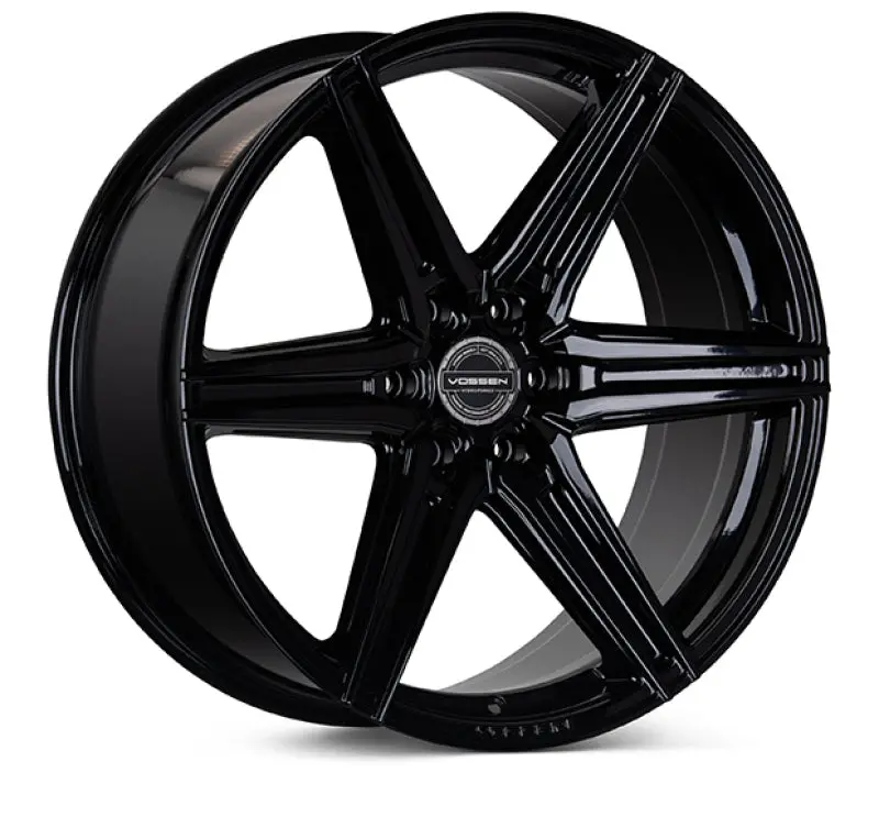 Vossen Hf6-2 24X10 / 6X135 / Et25 / Deep Face / 87.1 - Gloss Black Wheel 1