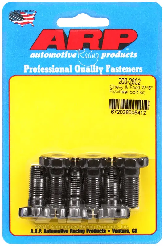 Arp Flywheel Bolt Kit – 7/16" Thread, Compatible With Chevy And Ford Applications 1