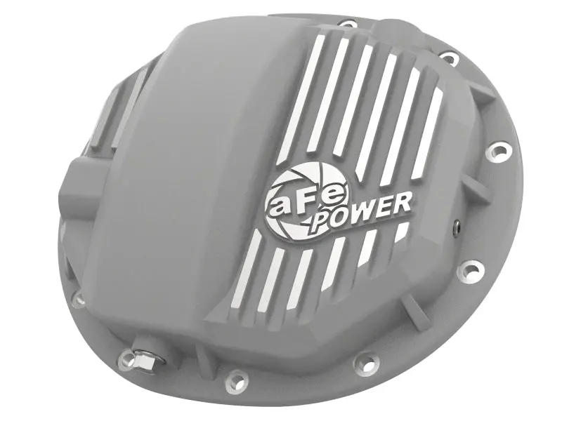 Afe Street Series Raw Aluminum Rear Differential Cover For 2014–2019 Chevy Silverado V8 (4.3L / 5.3L / 6.2L) 1