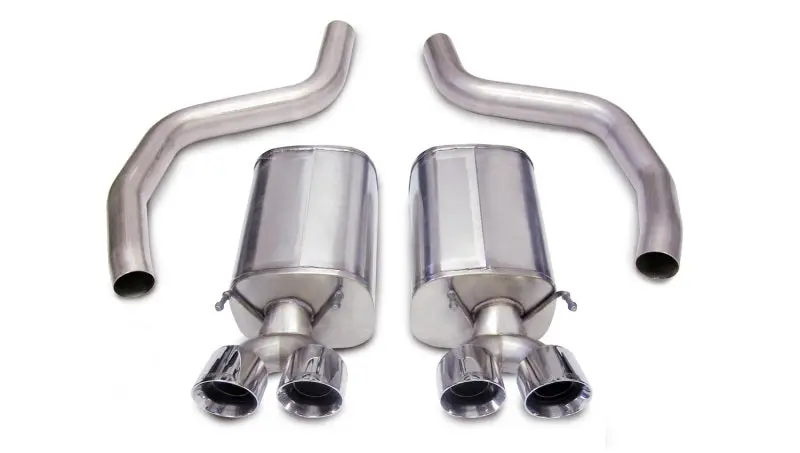 Corsa Sport Axle-Back Exhaust System For 2006–2013 Chevrolet Corvette C6 Z06 (7.0L V8) – Polished Stainless Steel 1