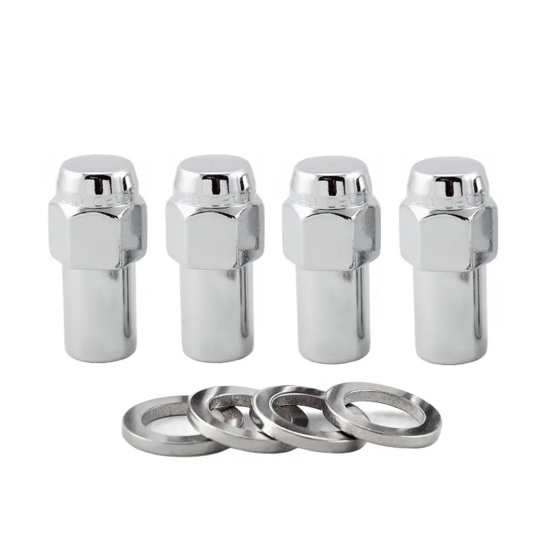 Mcgard Hex Lug Nut (Long Shank - .946In.) M12X1.5 / 13/16 Hex / 1.85In. Length (4-Pack) - Chrome 1