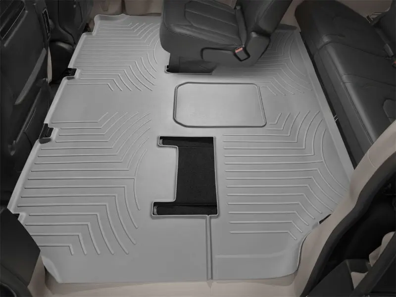 Weathertech Rear Floorliner For 2019–2024 Ram 1500 Crew Cab With Under-Seat Storage — Gray 1