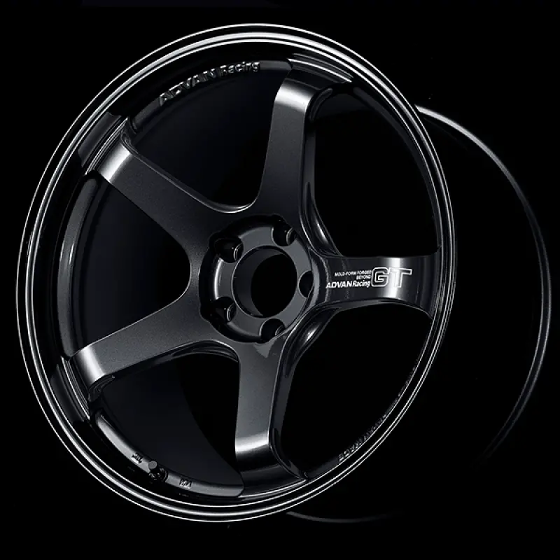 Advan Gt Beyond Racing Wheel – 19X11 Inch, +15 Offset, 5X114.3 Bolt Pattern, Titanium Black Finish 1