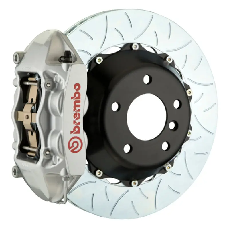Brembo Gt Rear Big Brake Kit For 2020+ Jeep Gladiator – 380X28Mm Slotted Two-Piece Rotors, 4-Piston Cast Calipers, Silver Finish (Type-3) 1