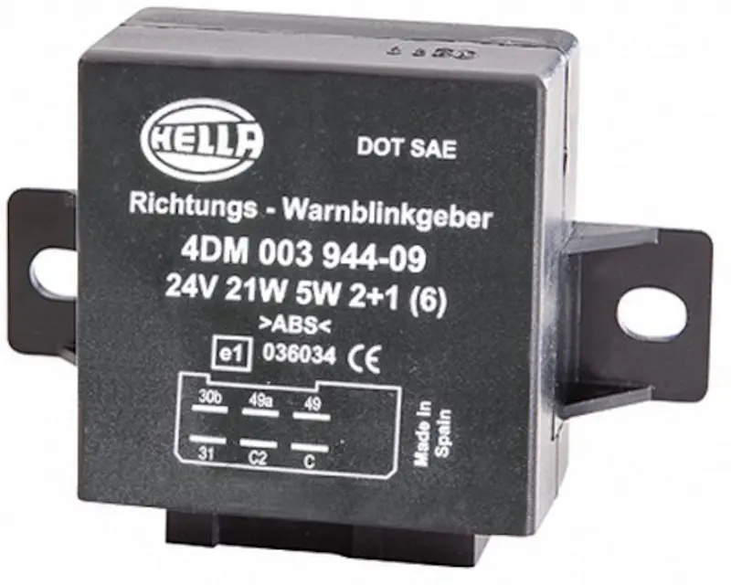 Hella Flasher Unit 24V 2+1X21W+5W 1