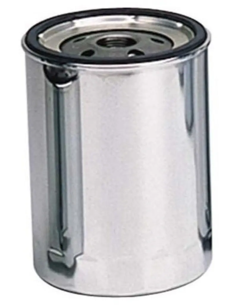Moroso Chrome Oil Filter – 5-1/4" Tall, 13/16" Thread For Chevrolet Applications 1
