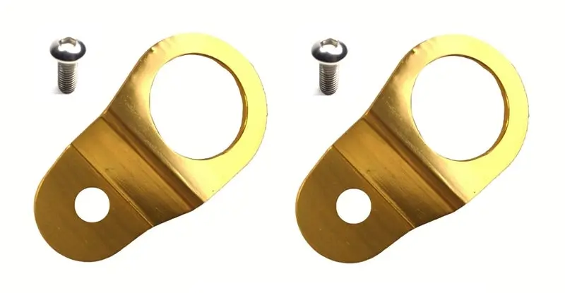 Torque Solution Radiator Mount Kit With Gold Anodized Inserts – Mitsubishi Lancer Evolution Vii/Viii/Ix 1