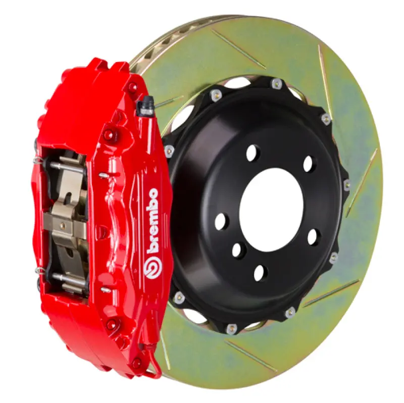 Brembo Gt Big Brake Kit – Front 6-Piston Calipers With Slotted 355X32Mm Two-Piece Rotors For 2005–2011 Porsche 997 C2, C2S, And Gts 1