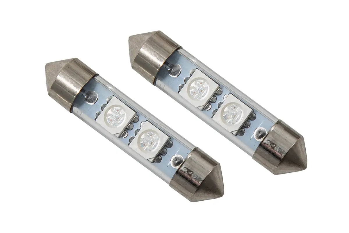 Diode Dynamics 39Mm Smf2 Red Led Indicator Lights – Sold As A Pair 1