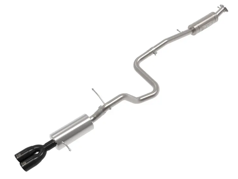 Afe Takeda Cat-Back Exhaust System For 2014–2019 Ford Fiesta 1.6L L4 – 2.5" Stainless Steel W/ Black Tip 1