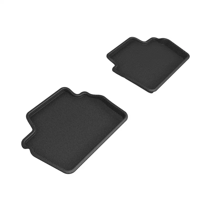 3D Maxpider Kagu Black Rear Floor Mats For 2021–2024 Bmw 4 Series 1