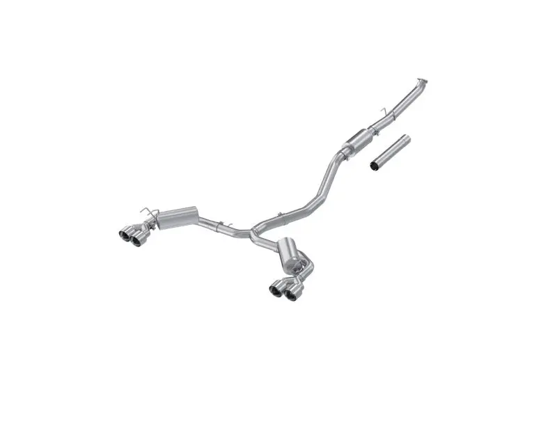 Mbrp Cat-Back Exhaust System For 2022–2024 Honda Civic Sport Touring 1.5L – 3-Inch Inlet, 2.5-Inch Dual Split Rear Pipes With Quad Tips (Aluminum) 1