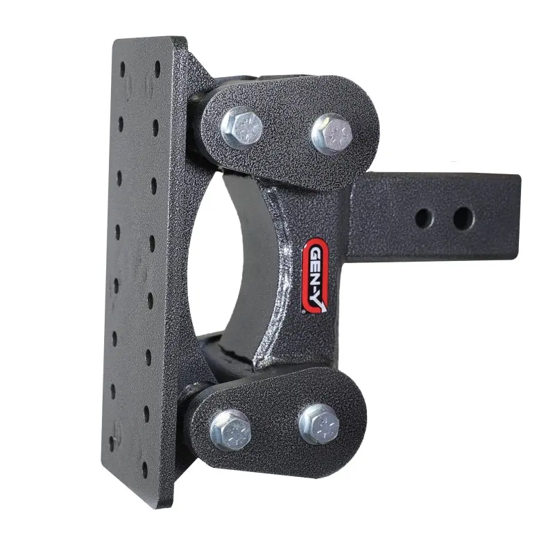 Gen-Y The Boss Torsion-Flex Pintle Hitch Plate – 3" Shank, 6.5" Drop, 2400 Lb Tongue Weight, 21,000 Lb Gross Trailer Weight 1