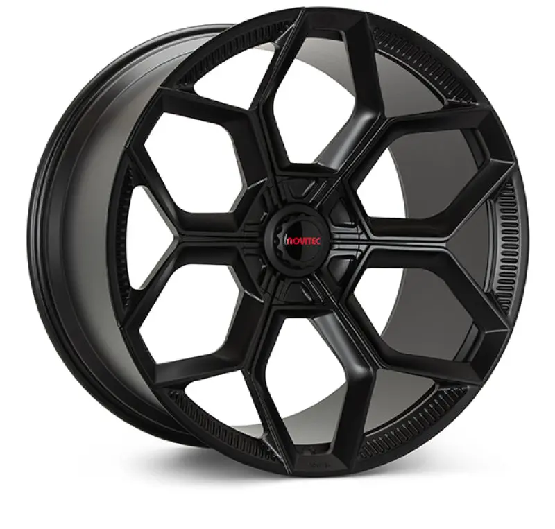 Vossen X Novitec Nl5-5L 20X9In - 5X112 Bp - Et36 - Satin Black Lamborghini Huracan Front Wheel 1