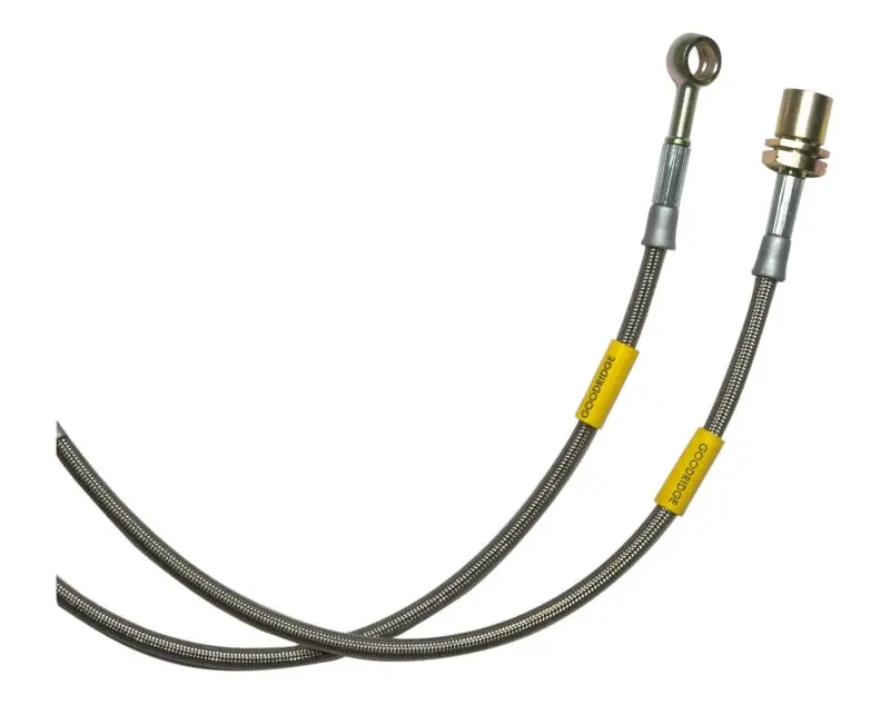 Goodridge Stainless Steel Brake Line Kit For 1967 Vw Beetle Front Drum Brakes With Swing Axle 1